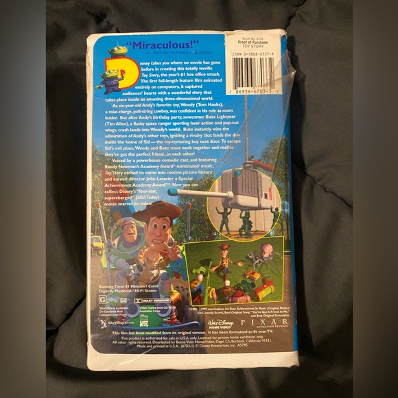 Toy Story VHS - Picture 2 of 2